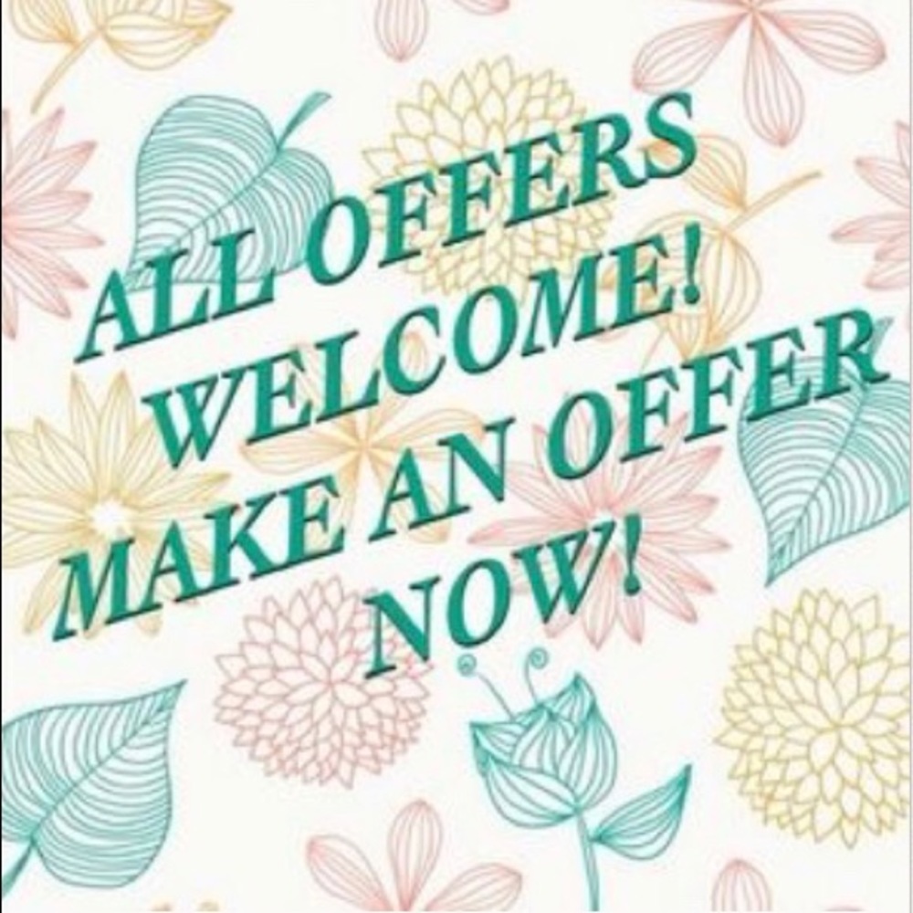 Feel free to make an offer on any item ☺️
